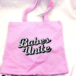 Baby Pink babes unite tote